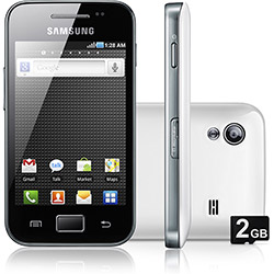 Smartphone Samsung Galaxy Ace - Branco - GSM, Tela Touch 3.5", Android 2.2, Processador 800 MHz, 3G, Wi-Fi, GPS,Câmera de 5MP, Incluso Cartão de Memória de 2GB é bom? Vale a pena?