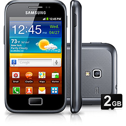 Smartphone Samsung Galaxy Ace Plus Preto - Android 2.3 Processador 1GHz Tela Touchscreen 3.7" Câmera 5.0MP 3G Wi-Fi Memória Interna 3GB Expansível Até 32GB é bom? Vale a pena?