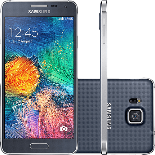 Smartphone Samsung Galaxy Alpha Desbloqueado Android 4.4 Tela 4.7" 32GB 4G Wi-Fi Câmera 12MP - Preto é bom? Vale a pena?