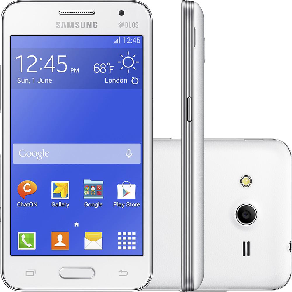 Smartphone Samsung Galaxy Core 2 Duos G355M Dual Chip Android 4.4 Tela 4.5" 3G Wi-Fi Câmera 5MP - Branco é bom? Vale a pena?