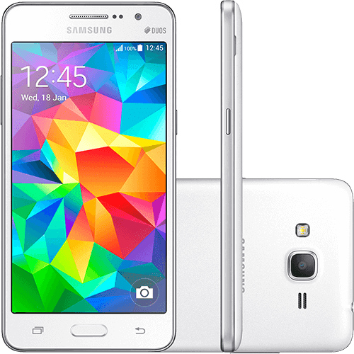 Smartphone Samsung Galaxy Gran Prime Duos Desbloqueado Android 4.4 Tela 5" 8GB 3G Wi-Fi Câmera 8MP TV Digital - Branco é bom? Vale a pena?