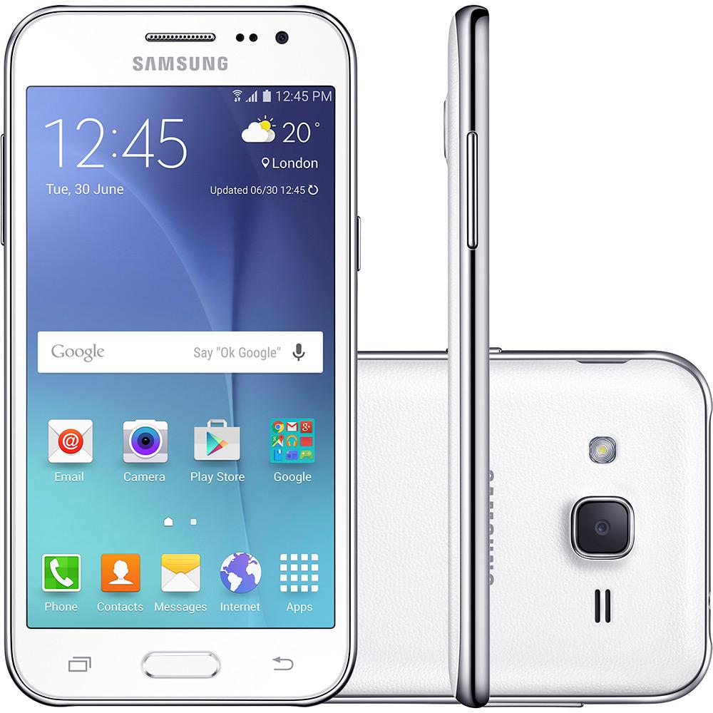 Smartphone Samsung Galaxy J2 Duos Dual Chip Android Tela 4.7" 8GB 4G Wi-Fi Câmera 5MP com TV Digital - Branco é bom? Vale a pena?
