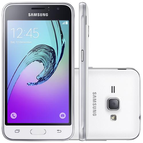 Smartphone Samsung Galaxy J1 2016, 3g Android 5.1 Quad Core 1.2ghz 8gb Câmera 5mp Tela 4,5”, Branco é bom? Vale a pena?