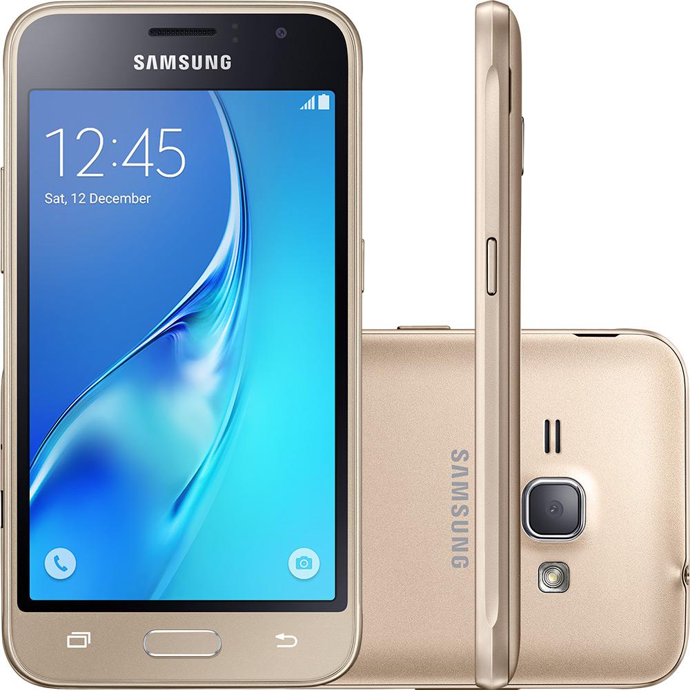 Smartphone Samsung Galaxy J1 2016 Dual Chip Android 5.1 Tela 4.5" 8GB Wi-Fi 3G Câmera 5MP - Dourado é bom? Vale a pena?
