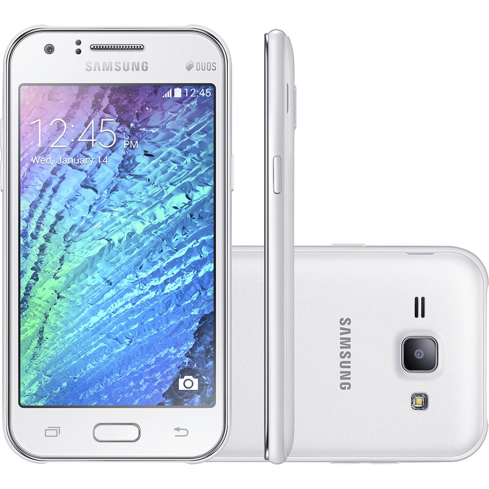 Smartphone Samsung Galaxy J1 Duos Dual Chip Desbloqueado Tim Android 4.4 Tela 4.3" 4GB 4G Wi-Fi Câmera 5MP - Branco é bom? Vale a pena?