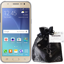 Smartphone Samsung Galaxy J5 Duos Android 5.1 Tela 5" 16GB 4G Câmera 13MP + Kit Swarovski - Dourado é bom? Vale a pena?