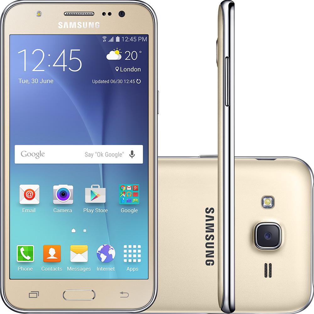 Smartphone Samsung Galaxy J5 Duos Dual Chip Android 5.1 Tela 5" 16GB 4G Wi-Fi Câmera 13MP - Dourado é bom? Vale a pena?