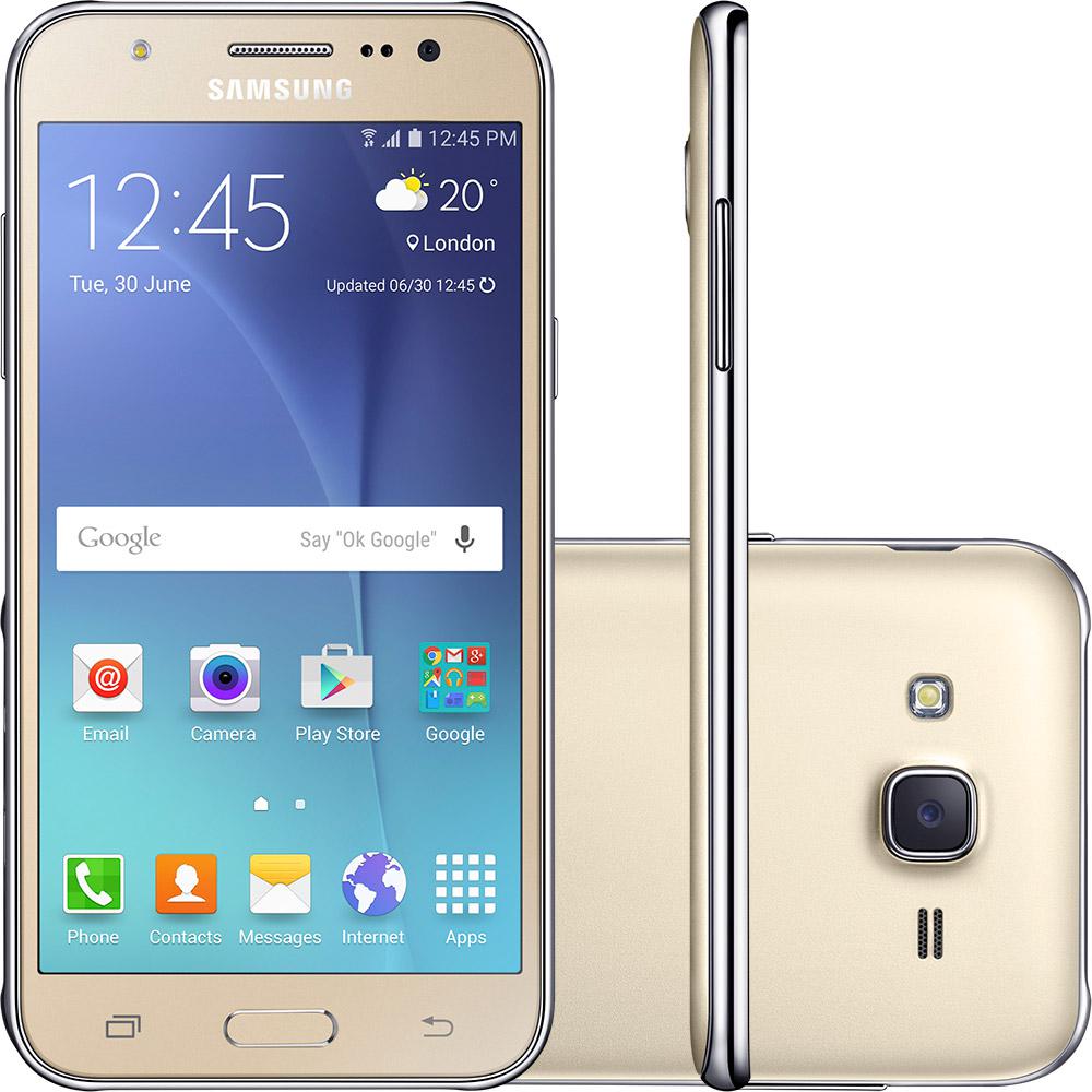 Smartphone Samsung Galaxy J5 Duos Dual Chip Desbloqueado Oi Android 5.1 Tela 5" 16GB 4G Câmera 13MP - Dourado é bom? Vale a pena?