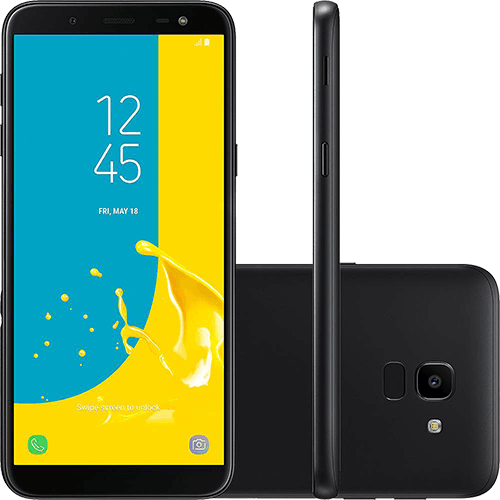 Smartphone Samsung Galaxy J6 32GB Dual Chip Android 8.0 Tela 5.6" Octa-Core 1.6GHz 4G Câmera 13MP com TV - Preto é bom? Vale a pena?
