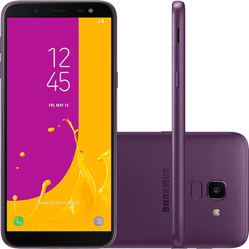 Smartphone Samsung Galaxy J6 32GB Dual Chip Android 8.0 Tela 5.6" Octa-Core 1.6GHz 4G Câmera 13MP - Violeta é bom? Vale a pena?