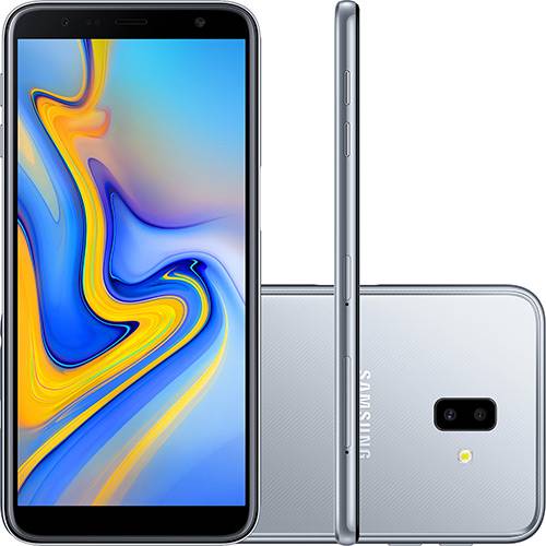 Smartphone Samsung Galaxy J6+ 32GB Dual Chip Android Tela Infinita 6" Quad-Core 1.4GHz 4G Câmera 13 + 5MP (Traseira) - Prata é bom? Vale a pena?