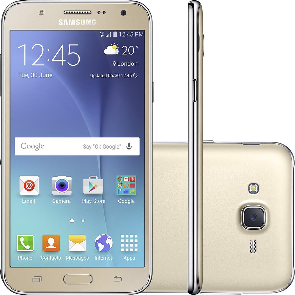 Smartphone Samsung Galaxy J7 Duos Dual Chip Android 5.1 Tela 5.5" 16GB 4G Câmera 13MP - Dourado é bom? Vale a pena?