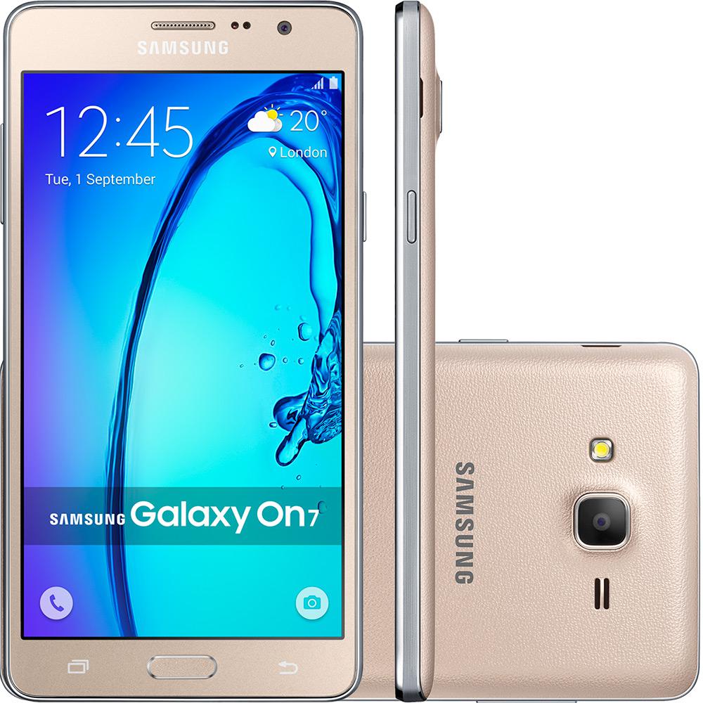 Smartphone Samsung Galaxy On 7 Dual Chip Android 5.1 Tela 5.5" 16GB 4G Câmera 13MP - Dourado é bom? Vale a pena?