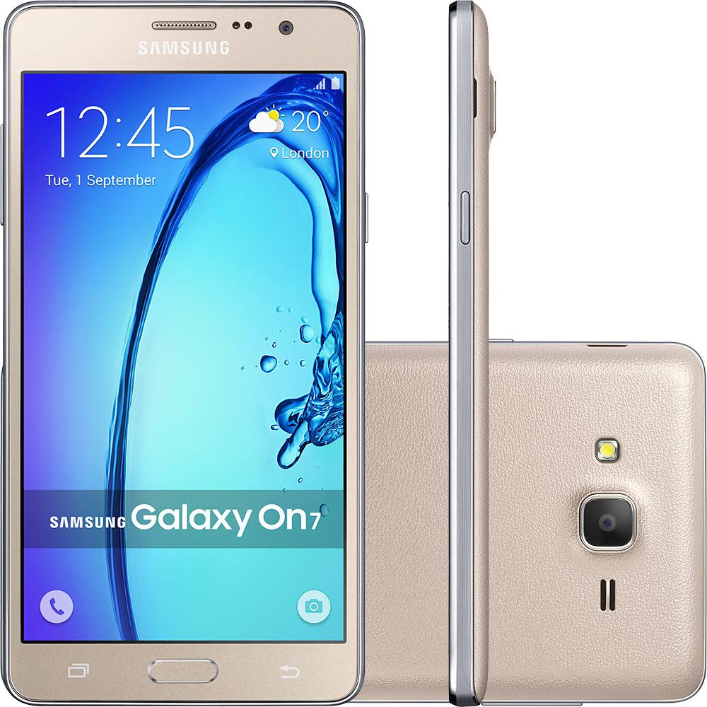 Smartphone Samsung Galaxy On 7 Dual Chip Android 5.1 Tela 5.5" 8GB 4G Câmera 13MP - Dourado é bom? Vale a pena?