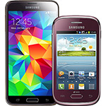 Smartphone Samsung Galaxy S 5 - Dourado - GSM + Smartphone Galaxy Young Plus TV - S6293 - Vermelho é bom? Vale a pena?