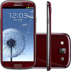 Smartphone Samsung Galaxy S III I9300 Garnet Red Android 4.0 3G - Câmera 8MP Wi-Fi GPS Memória Interna 16GB é bom? Vale a pena?