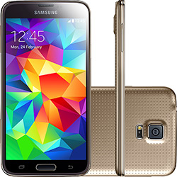 Smartphone Samsung Galaxy S5 Desbloqueado Claro Dourado Android 4.4.2 4G Câmera 16 MP Memória Interna 16GB é bom? Vale a pena?