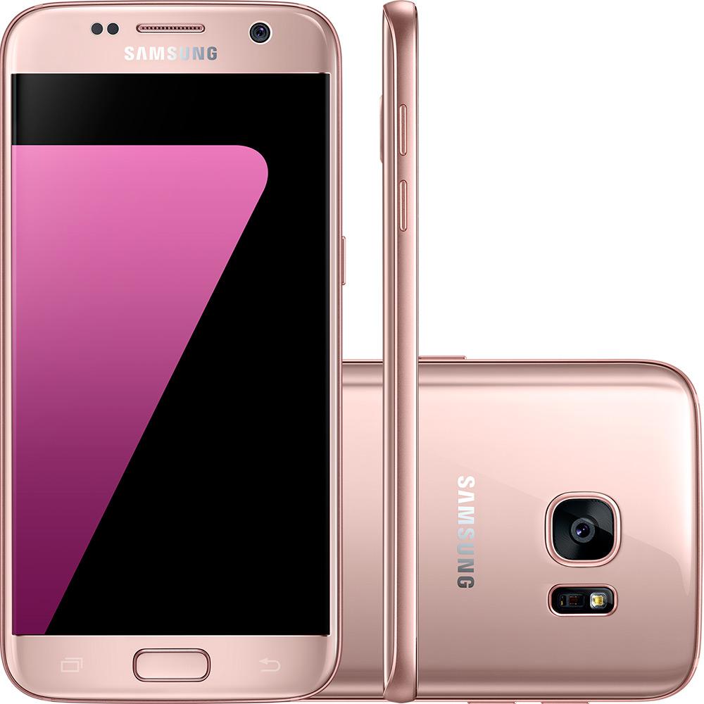 Smartphone Samsung Galaxy S7 Android 6.0 Tela 5.1" 32GB Wi-Fi 4G Câmera 12MP - Rosé é bom? Vale a pena?