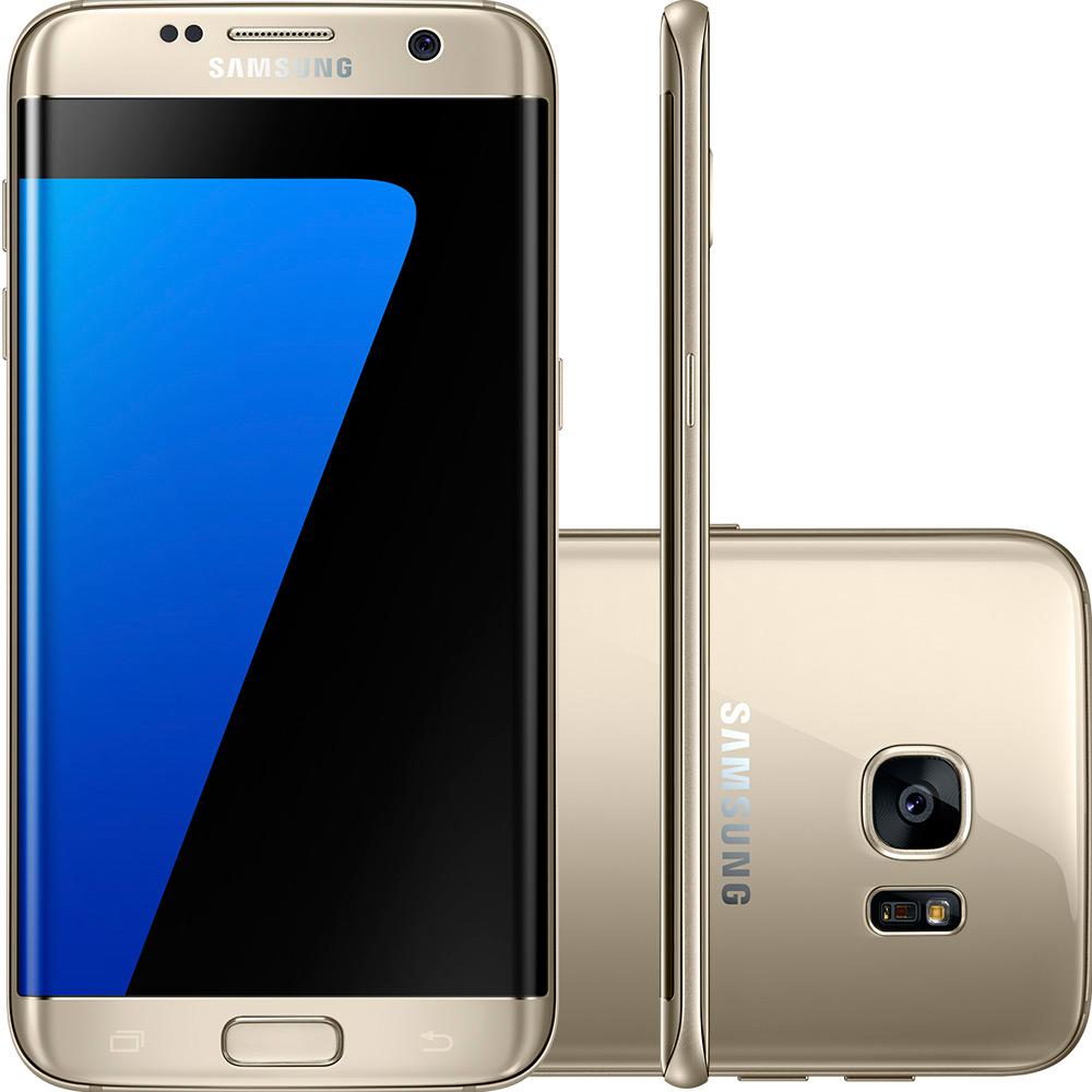 Smartphone Samsung Galaxy S7 Edge Android 6.0 Tela 5.5" 32GB 4G Câmera 12MP - Dourado é bom? Vale a pena?