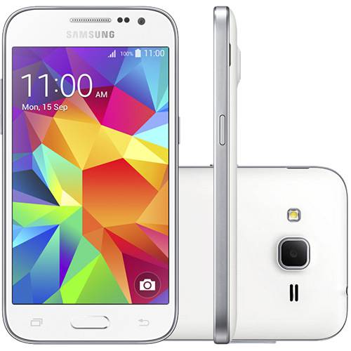 Smartphone Samsung Galaxy Win 2 Duos Dual Chip Desbloqueado Vivo Android 4.4 Tela 4.5" 8GB Wi-Fi Câmera 5MP - Branco é bom? Vale a pena?