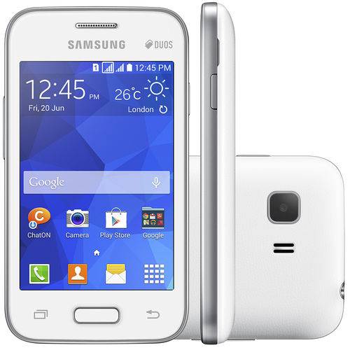 Smartphone Samsung Galaxy Young II Dual, 3G Branco é bom? Vale a pena?
