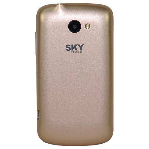 Smartphone Sky Fuego 3.5 Dual SIM Tela 3.5” Android 4.4 KitKat – Dourado é bom? Vale a pena?