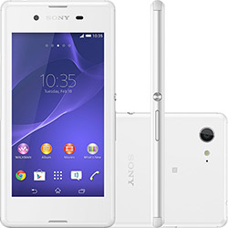 Smartphone Sony D2212 E3 Dual Chip Desbloqueado Android 4.4 Tela 4.5" 4GB 3G Câmera 5MP Branco é bom? Vale a pena?