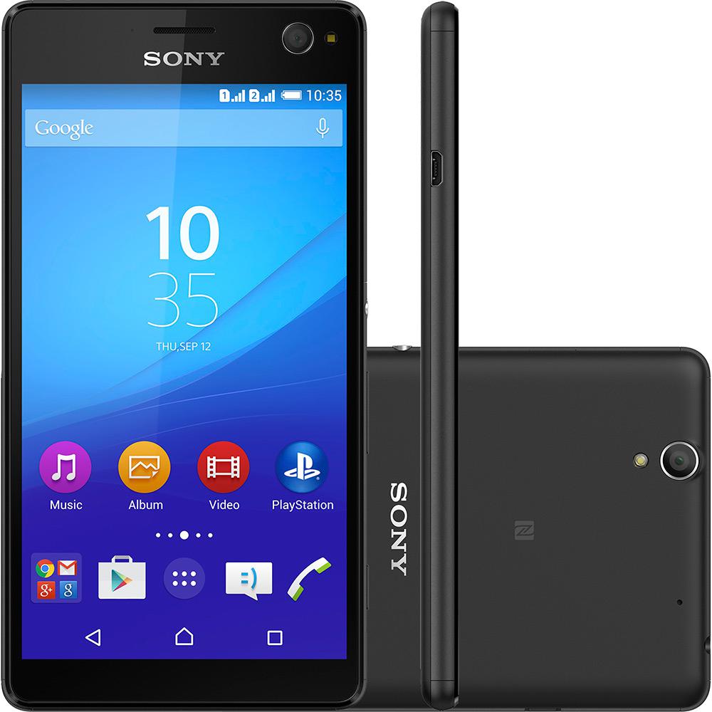 Smartphone Sony Xperia C4 Selfie Dual Desbloqueado Android 5 Lollipop Tela Full HD 5.5" 16GB de Memória Interna 4G Câmera Frontal 5MP e Traseira 13MP Preto é bom? Vale a pena?