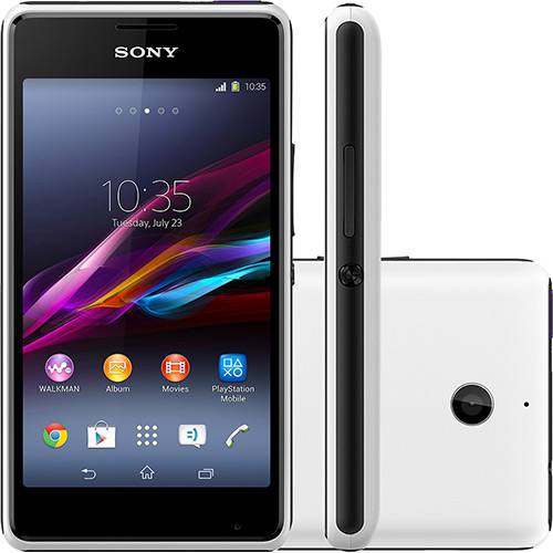 Smartphone Sony Xperia E1 Desbloqueado Vivo Android 4.3 Tela 4" 4GB 3G Wi-Fi Câmera 3MP - Branco é bom? Vale a pena?