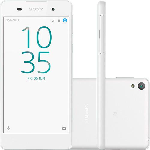 Smartphone Sony Xperia E5 Single Chip Android Marshmallow Tela 5" 16MB 4G Câmera 13MP - Branco é bom? Vale a pena?