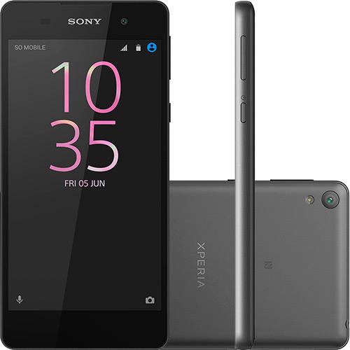 Smartphone Sony Xperia E5 Single Chip Android Tela 5" 16GB 4G Câmera 13MP - Preto é bom? Vale a pena?