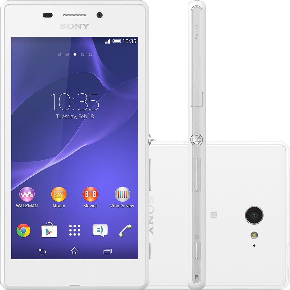 Smartphone Sony Xperia M2 Aqua Desbloqueado Android 4.4 Tela 4.8" 8GB 4G Wi-Fi Câmera 8MP - Branco é bom? Vale a pena?