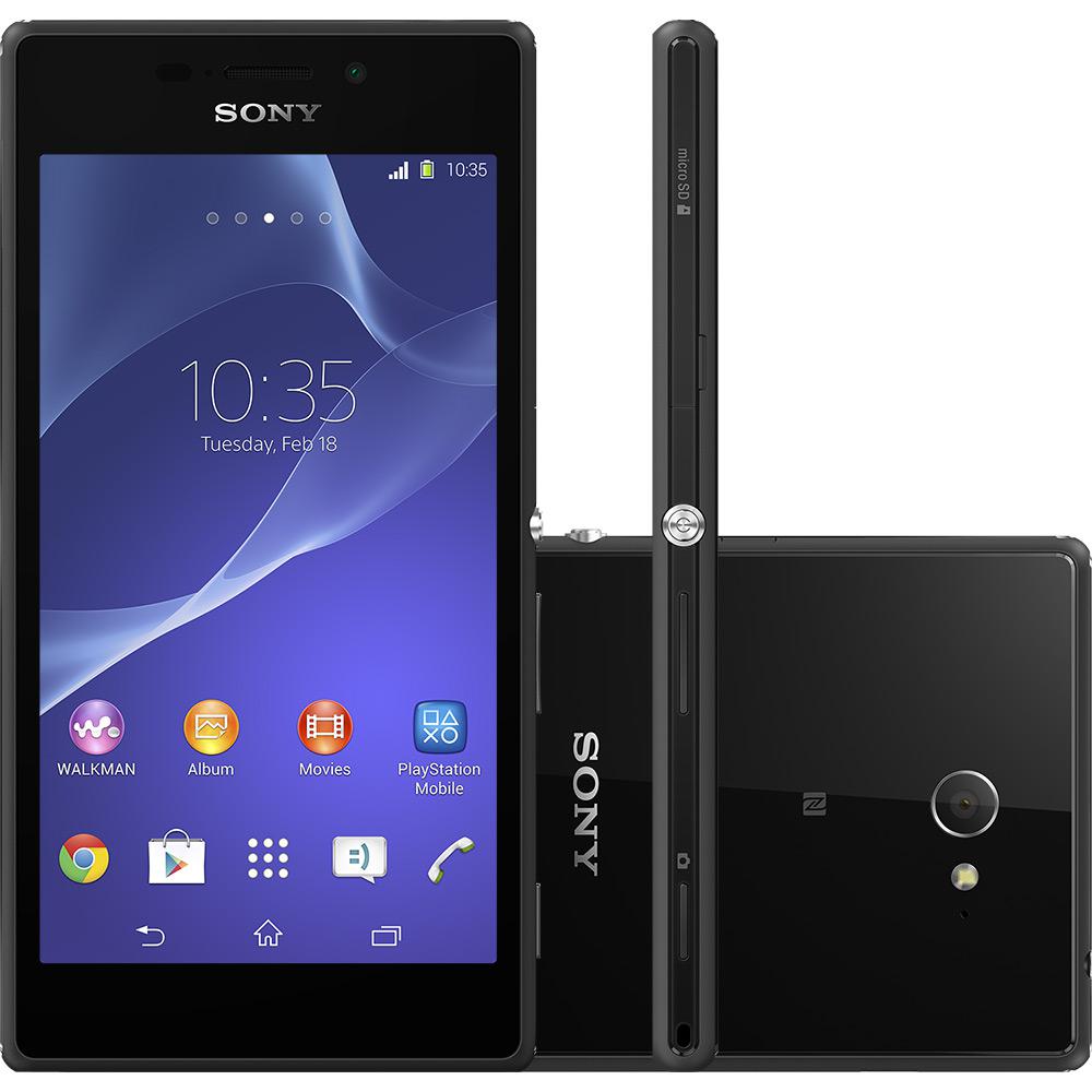 Smartphone Sony Xperia M2 Aqua Desbloqueado Claro Android 4.4 Tela 4.8" 8GB 4G Câmera 8MP Preto é bom? Vale a pena?