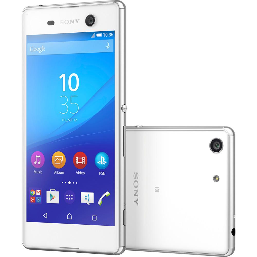Smartphone Sony Xperia M5 Dual Chip Android 5.0 Tela 5" 16GB 4G Câmera 21MP - Branco é bom? Vale a pena?