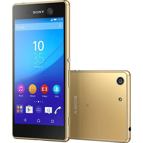 Smartphone Sony Xperia M5 Dual Chip Android 5.0 Tela 5" 16GB 4G Câmera 21MP - Dourado é bom? Vale a pena?