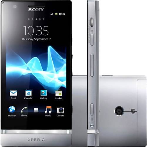 Smartphone Sony Xperia P Prata Android 2.3 3G/Wi Fi Câmera 8MP Memória Interna 13GB é bom? Vale a pena?