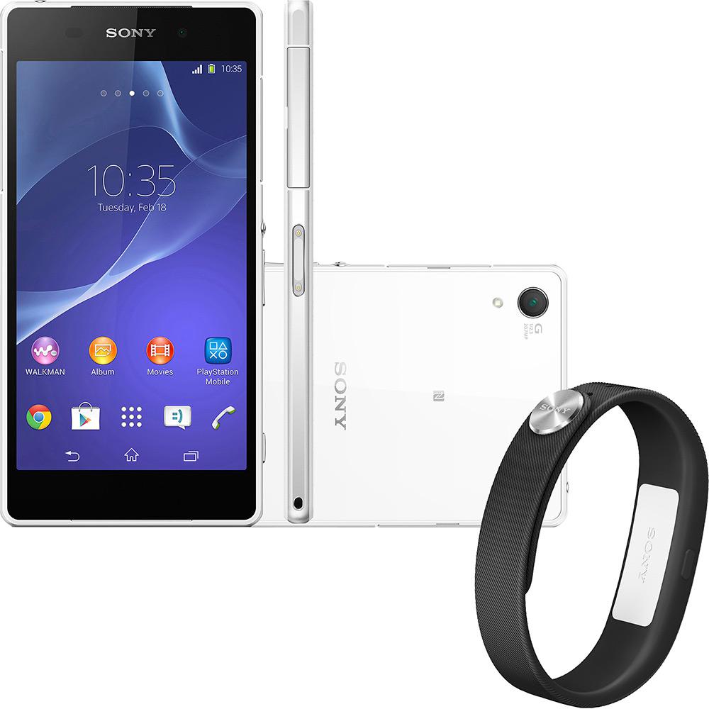 Smartphone Sony Xperia Z2 Desbloqueado Android 4.4 Tela 5.2" 16GB 4G 20.7MP Branco + Pulseira SmartBand é bom? Vale a pena?