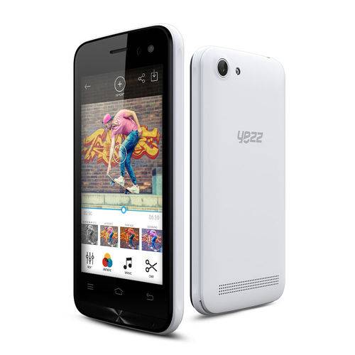 Smartphone Yezz 400E Android 6.0, 2Chips, Tela 4", QuadCore 1.2GHz, 4GB, Wi-Fi, Câm 5MP Branco é bom? Vale a pena?