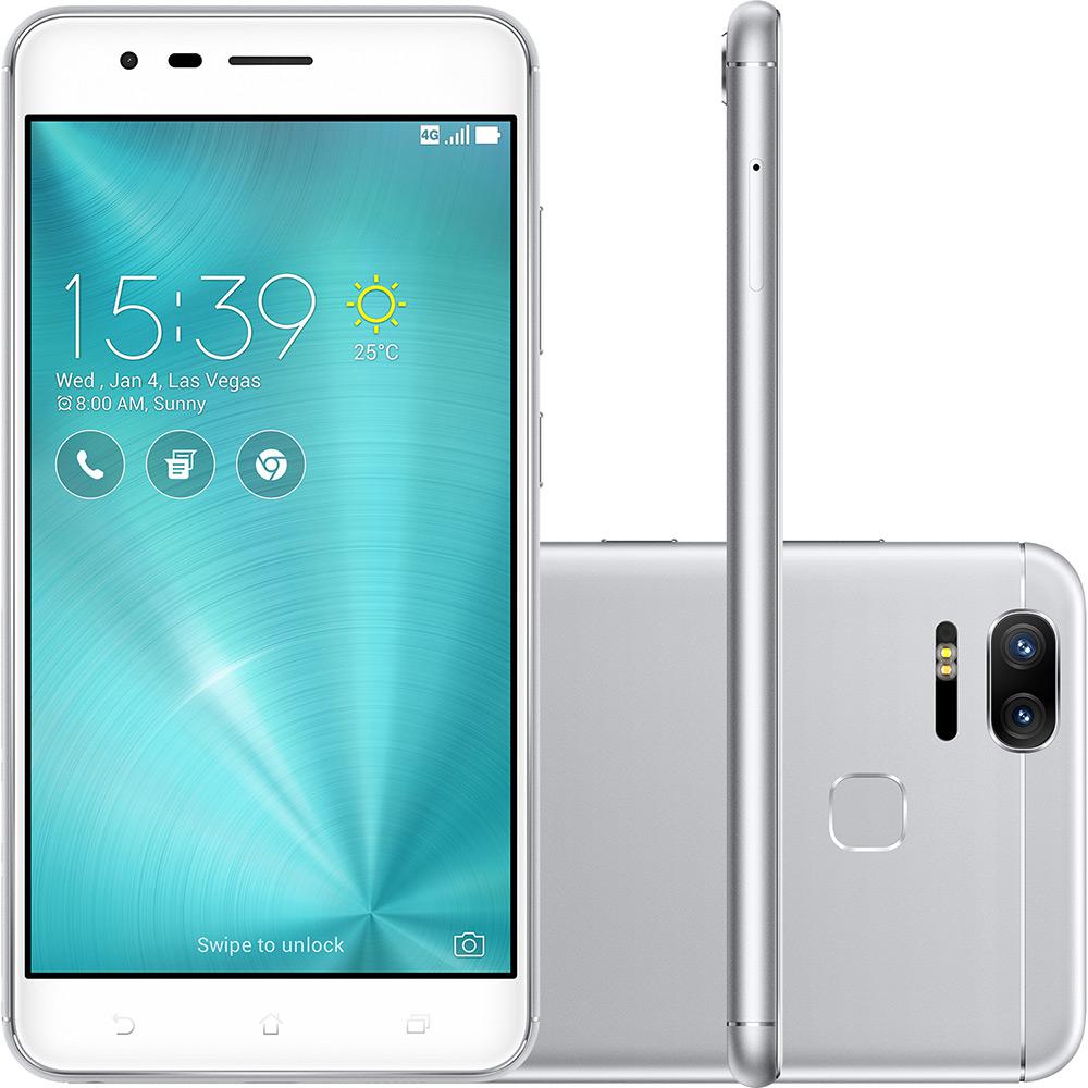 Smartphone Zenfone 3 Zoom Dual Chip Android 6.0 Tela 5.5" Qualcomm Snapdragon 8953 32GB 4G Câmera 12MP Dual Cam - Prata é bom? Vale a pena?