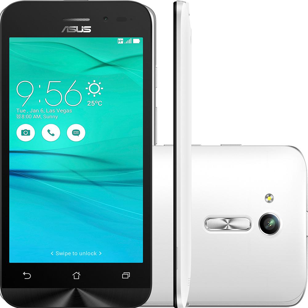 Smartphone Zenfone Go Dual Chip Android 5.1 Tela 4,5'' 8GB 3G Câmera 5MP- Branco é bom? Vale a pena?