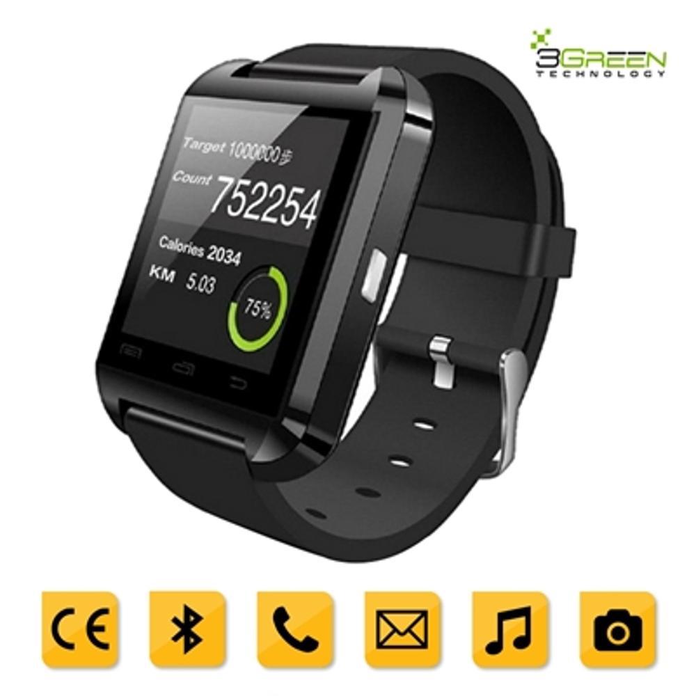 Smartwatch 3green Bluetooth Android Touchscreen Com Pedometro E Contador De Calorias U8 Preto é bom? Vale a pena?
