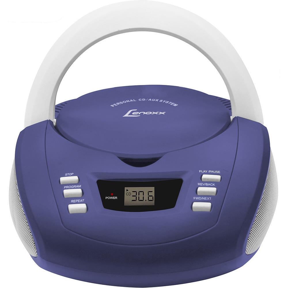 Som Portátil Lenoxx BD112 CD Player Rádio AM/FM Entrada Auxiliar 3.5W RMS - Azul e Branco é bom? Vale a pena?