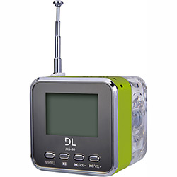 Som Portátil MP3 DL com Rádio FM e Relógio MS-40 - Verde é bom? Vale a pena?