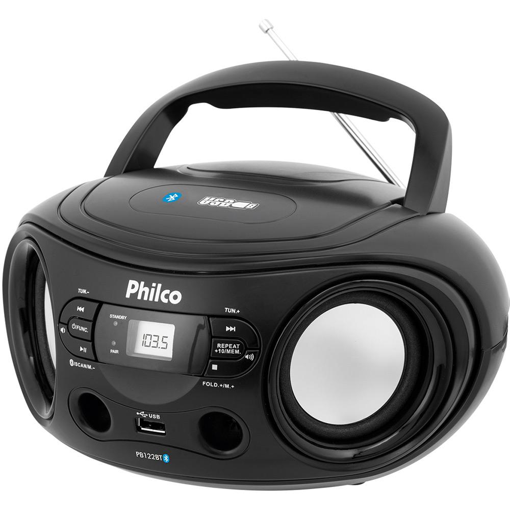Som Portátil Philco Pb122bt Rádio FM MP3 USB e AUX IN - Preto é bom? Vale a pena?