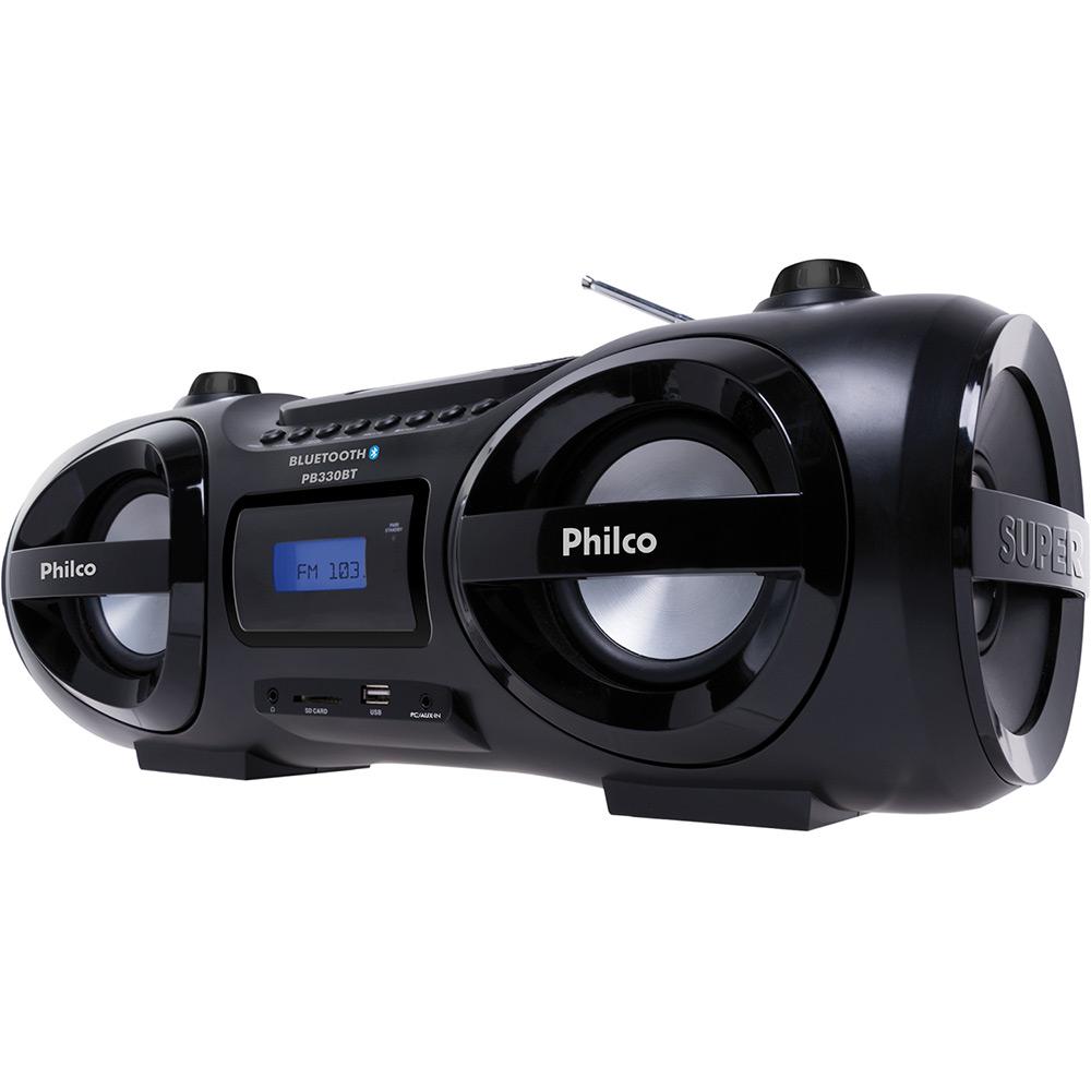 Som Portátil Philco PB330BT com Bluetooth CD Player Rádio FM Entradas Aux/USB 100W - Preto é bom? Vale a pena?