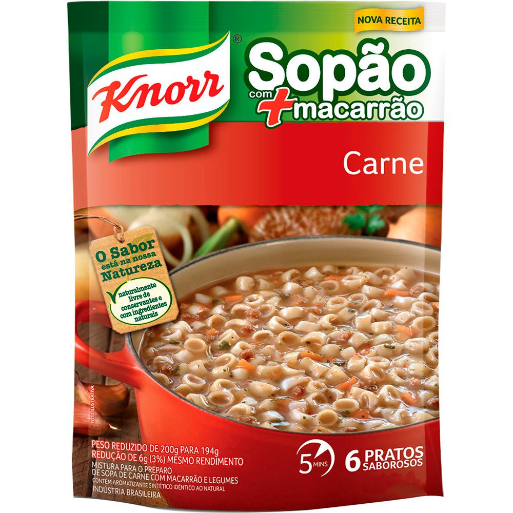 Sopão Knorr Macarrão e Carne 194g é bom? Vale a pena?