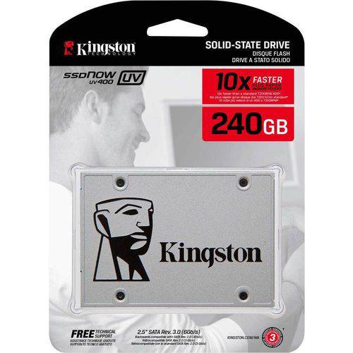 Ssd 240gb Uv400 Sata 3 para Desktop e Notebook Suv400s37a/240g Kingston é bom? Vale a pena?