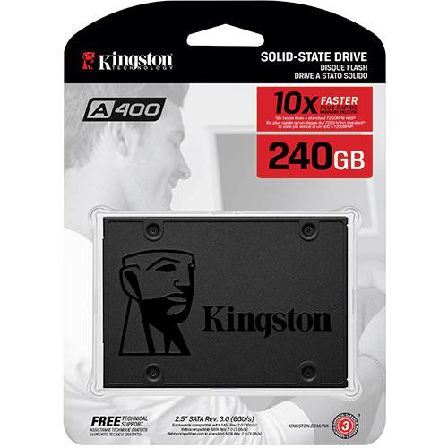 SSD Kingston A400 240GB - 500mb/s para Leitura e 350mb/s para Gravação é bom? Vale a pena?