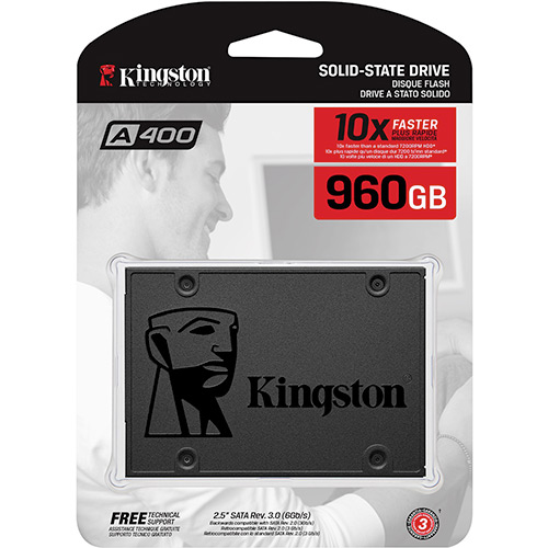 SSD Kingston A400 960GB - 500mb/s para Leitura e 450mb/s para Gravação é bom? Vale a pena?