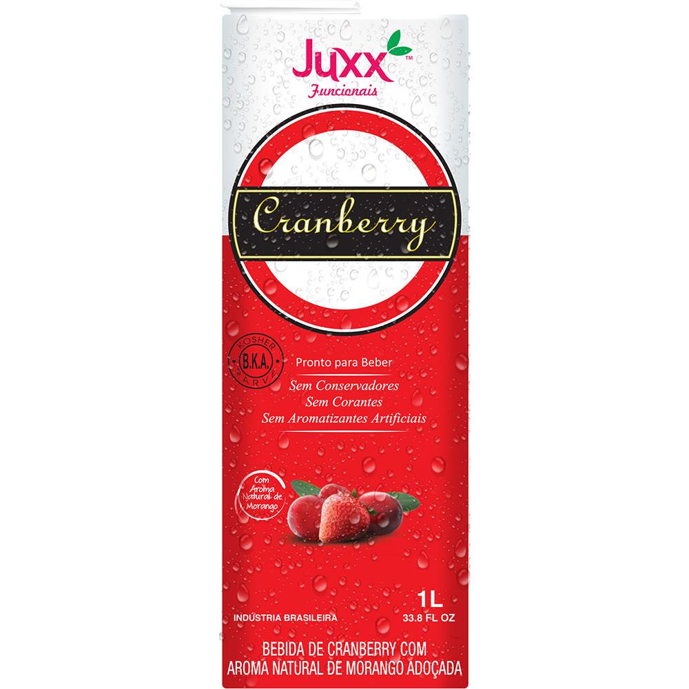Suco de Cranberry com Aroma Natural de Morango - 1Litro - Juxx é bom? Vale a pena?